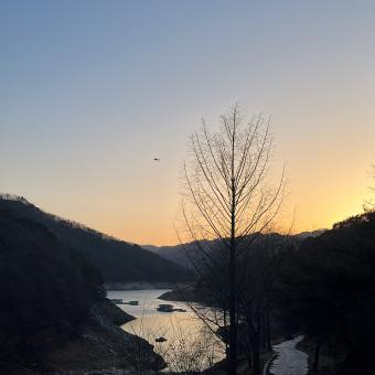 호수뷰가 아름다운 곳, 소양호 뱃길나루터 펜션